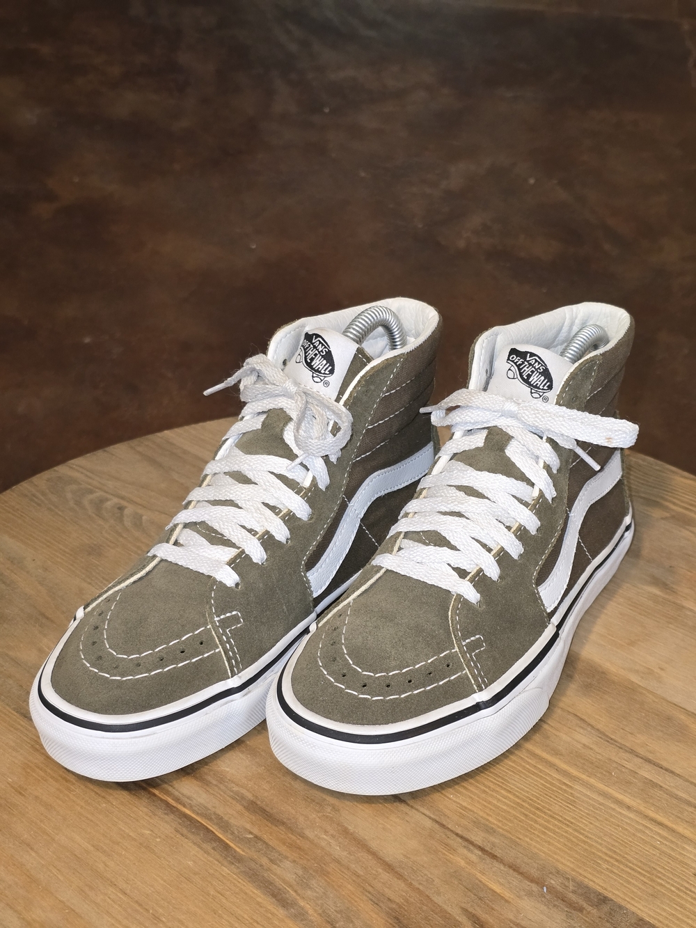VANS Sk8-Hi Bungee Cord Olive Green High Top Sneakers M 3.5 W 5
